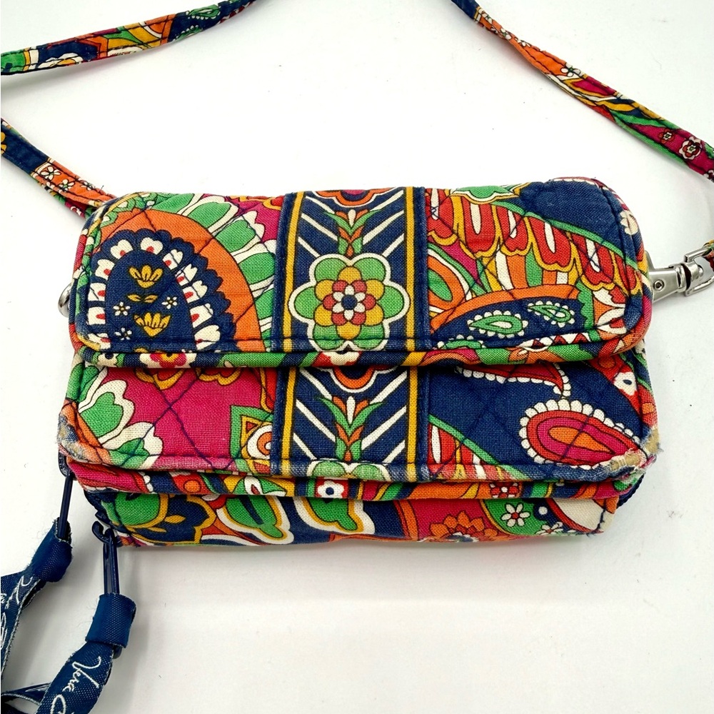 Vera Bradley Venetian Paisley Multicolor Small But Mighty Crossbody Bag